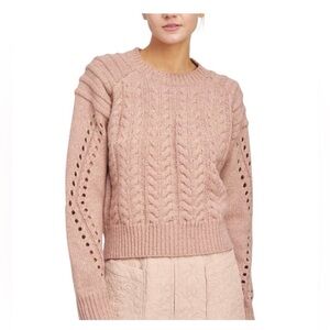 En Saison Gemma Knitt Sweater Peach Pink